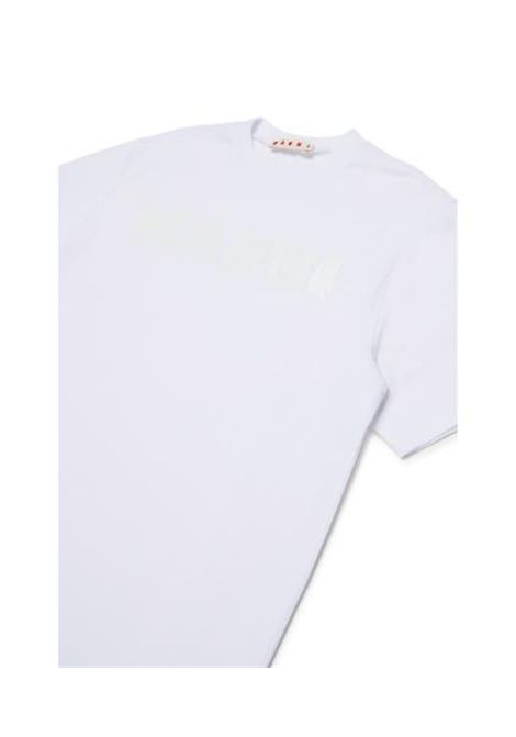 T-shirt con logo MARNI KIDS | M01901 M00Z10M100